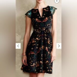 Eva Franco  Anthropologie  Lark Song dress Size 12  .Please see measurements.